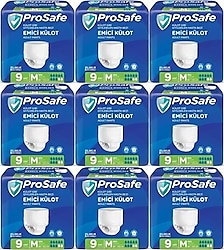 Prosafe Emici Külot Orta Boy M 9'lu 9 Adet Hasta Bezi