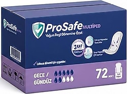 Prosafe Multiped Gece Gündüz 7 Damla 12'li 6 Adet Mesane Pedi