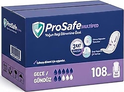 Prosafe Multiped Gece Gündüz 7 Damla 12'li 9 Adet Mesane Pedi