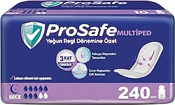 Prosafe Multiped Gece 8 Damla 10'lu 24 Adet Mesane Pedi