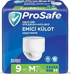 Prosafe Emici Külot Orta Boy M 9'lu Hasta Bezi