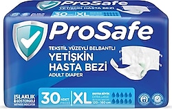 Prosafe Belbantlı Ekstra Büyük Boy XL 30'lu Hasta Bezi