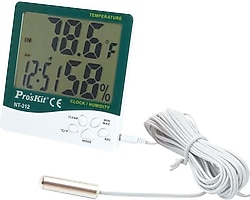 Proskit NT-312 Dijital Problu Sıcaklık ve Nem Ölçer Termometre