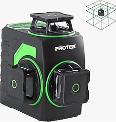 Proter PL 360 LS Çift Akülü Yeşil Lazer Hizalama