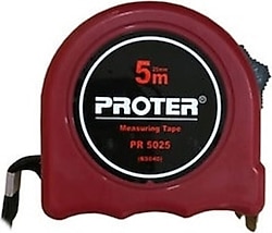 Proter PR 5025 5x25 mm Çelik Şerit Metre