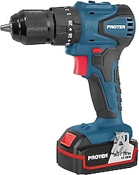 Proter PST 522 BL 20 V Çift Akülü 2 Ah Darbeli Matkap