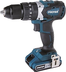 Proter PST 720 BL Çift Akülü 2 Ah Darbeli Matkap