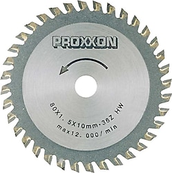 Proxxon Tungsten 28732 80x1.5 mm 36 Diş Karbür Daire Testere Bıçağı