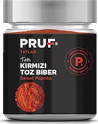 Pruf Tatlı Toz Kırmızı Biber 130 gr