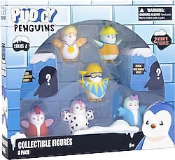 Pudgy Penguins Model 1 8'li Deluks Figur Seti PUP2265