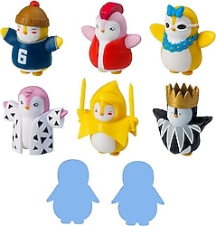 Pudgy Penguins 8'li Delüks Figür Seti PUP2265