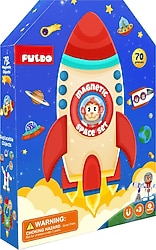 Puedo Uzay Manyetik Oyun Seti 70 Parça