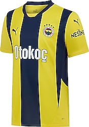 Puma 775360-01 2024/2025 İç Saha Erkek Çubuklu Fenerbahçe Forması
