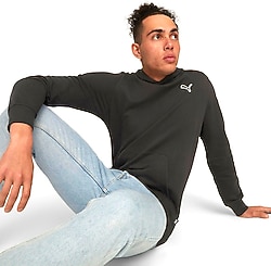 Puma Better Essentials 675978-01 Kapüşonlu Siyah Erkek Sweatshirt