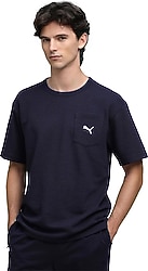 Puma Class Relaxed 688025 Kısa Kollu Bisiklet Yaka Erkek Tişört