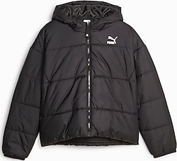 Puma Classics 621692-01 Kapüşonlu Siyah Kadın Şişme Mont