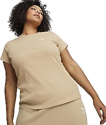 Puma Classics Ribbed Slim 624264 Kısa Kollu Kadın Tişört