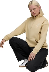 Puma Essential Script 688073 Yarım Fermuarlı Kadın Sweatshirt
