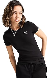 Puma Essentials 629742 Kısa Kollu Yuvarlak Yaka Kadın Tişört
