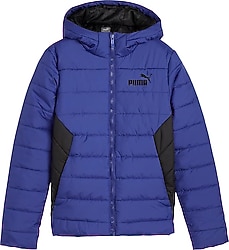 Puma Essentıals 67055927 Kapüşonlu Mavi Çocuk Şişme Mont