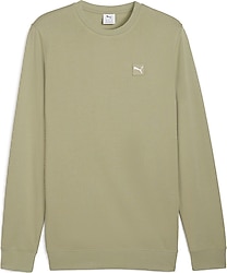 Puma Essentials 684727-82 Bisiklet Yaka Yeşil Erkek Sweatshirt