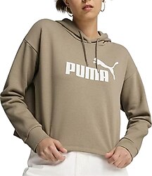 Puma Essentials Cropped Logo 586869 Kapüşonlu Crop Sweatshirt
