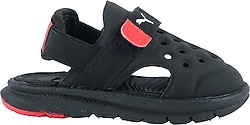 Puma Evolve Sandal AC Inf 389148-01 Siyah Bebek Sandalet