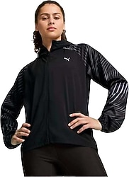 Puma Favourite Velocity Printed 524035-82 Siyah Kadın Eşofman Üstü