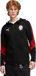 Puma Galatasaray Evostripe 782902-05 Siyah-Kırmızı Erkek Eşofman Üstü