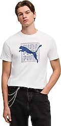 Puma Graphic 691775 Kısa Kollu Bisiklet Yaka Erkek Tişört
