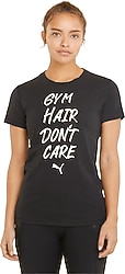 Puma Graphic Slogan 521630 Kısa Kollu Bisiklet Yaka Kadın Tişört