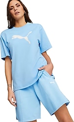 Puma Her 673107 Kısa Kollu Bisiklet Yaka Kadın Tişört