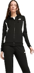 Puma Hooded Sweat Suit 685077-01 Siyah Kadın Eşofman Takımı