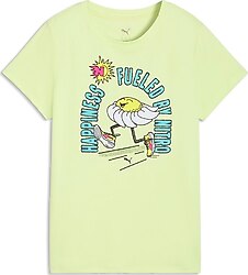 Puma Nitro Graphic 528443 Kısa Kollu Bisiklet Yaka Kadın Tişört