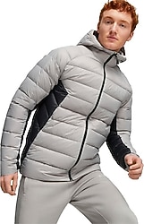 Puma Packlite 849355-14 Kapüşonlu Gri Erkek Şişme Mont