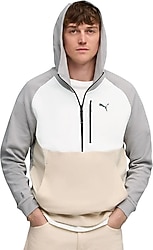 Puma Pumatech 688044 Kapüşonlu Yarım Fermuarlı Erkek Sweatshirt