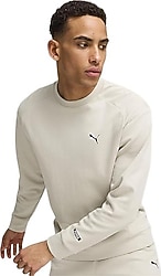Puma Rad/Cal 681618-68 Bisiklet Yaka Bej Erkek Sweatshirt
