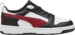 Puma Rebound V6 Low 392328-30 Beyaz-Bordo-Siyah Spor Ayakkabı