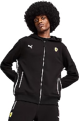 Puma Scuderia Ferrarı Race 630182-01 Siyah Erkek Eşofman Üstü