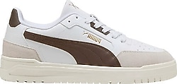 Puma Shuffle Downtown 403840-04 Beyaz-Bej Erkek Spor Ayakkabı