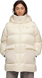 Puma Style 688389-87 Kapüşonlu Bej Kadın Şişme Mont