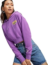Puma Team 624346 Kapüşonlu Crop Sweatshirt
