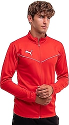 Puma Team Rise Poly 657392-01 Kırmızı Erkek Eşofman Üstü