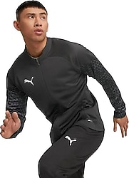 Puma Teamcup Training 657983-03 Siyah Erkek Eşofman Üstü