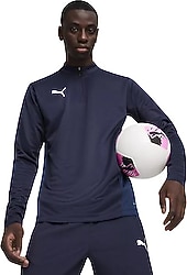 Puma Teamgoal Training 658629-06 Yarım Fermuarlı Lacivert Erkek Eşofman Üstü