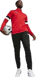 Puma Teamrise Tracksuit 658653-01 Siyah-Kırmızı Erkek Eşofman Takımı