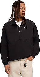 Puma Tech 632101-01 Yarım Fermuarlı Siyah Erkek Sweatshirt