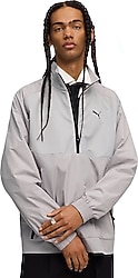 Puma Tech 632101-063 Yarım Fermuarlı Gri Erkek Sweatshirt