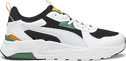 Puma Trinity Lite 389292-19 Beyaz-Siyah-Yeşil Erkek Spor Ayakkabı