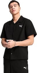 Puma Wardrobe Essentials Seersucker Relaxed 629663 Kısa Kollu Erkek Gömlek